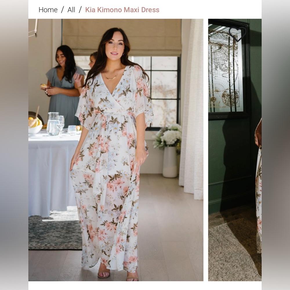 Baltic Born Kia Kimono Maxi Dress